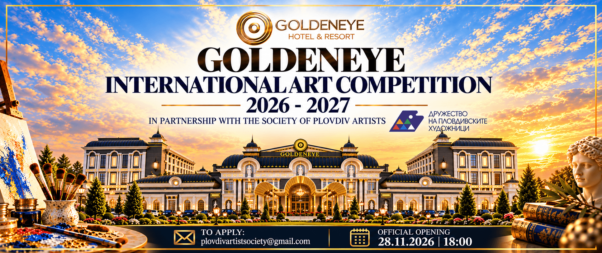 Banner of Goldeneye International Art Competition 2026–2027